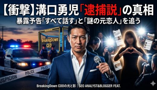 【衝撃】溝口勇児の「逮捕説」理由は？暴露予告の内容と話題の”元恋人”の正体を徹底調査