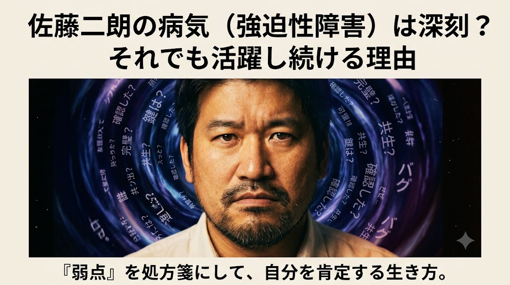 佐藤二朗の病気(強迫性障害)は深刻?それでも活躍し続ける理由 - ふわふわ